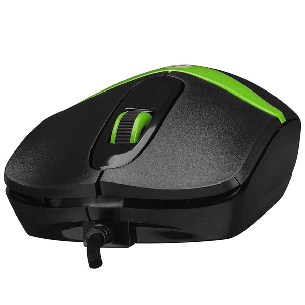 resimler/genel/Everest SM-220 Usb Siyah/Yeşil 1200dpi 3D Optik Kablolu Mouse