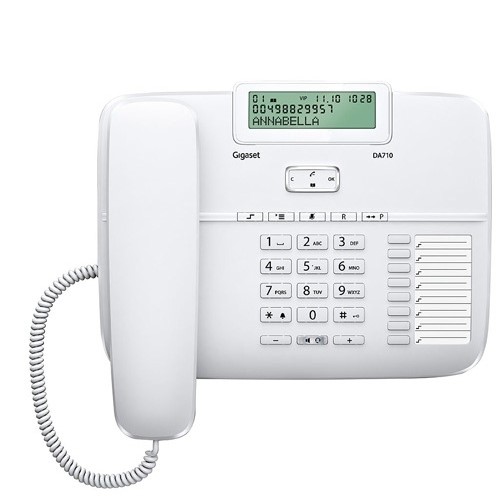 resimler/genel/GIGASET DA710 Masaüstü LCD Ekranlı Telefon Beyaz