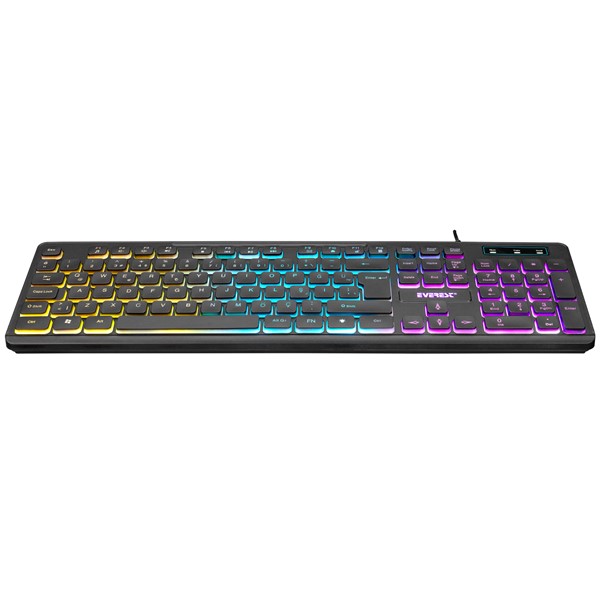 resimler/genel/EVEREST KB-120 Sleek Siyah USB Gökkuşağı Aydınlatmalı Q Gaming Oyuncu Klavyesi