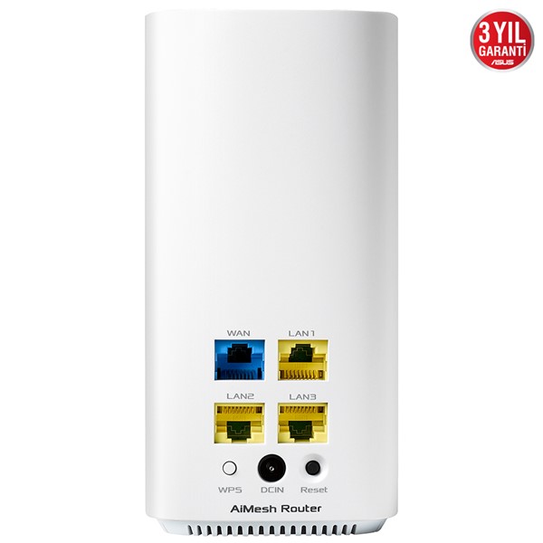 resimler/genel/ASUS ZENWIFI AC MINI CD6 AC1500 Dual Band EV Ofis Tipi Mesh Router 3-lü paket