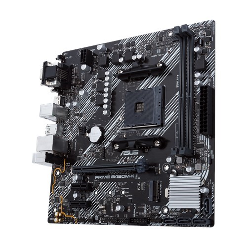resimler/genel/ASUS PRIME B450M-K II DDR4 M2 PCIe NVME DVI PCIe 16X v3.0 AM4 mATX