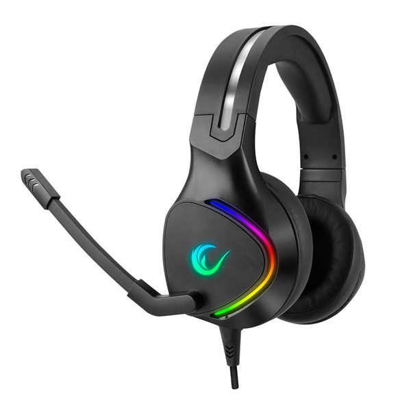 resimler/genel/Rampage RM-K10 AMAZING Siyah USB 7.1 Noice Cancelling Mic RGB Ledli Gaming Oyuncu Mikrofonlu Kulaklık