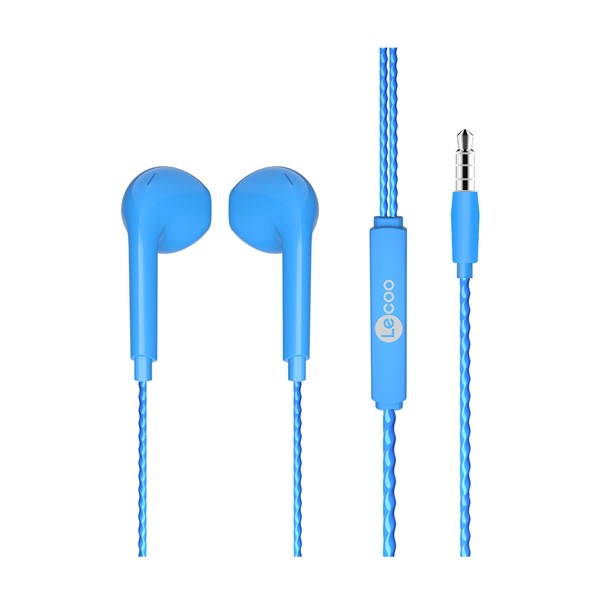 resimler/genel/LENOVO LECOO EH104BL Stereo 3.5mm Jack Mavi Kulak İçi Mikrofonlu Kulaklık