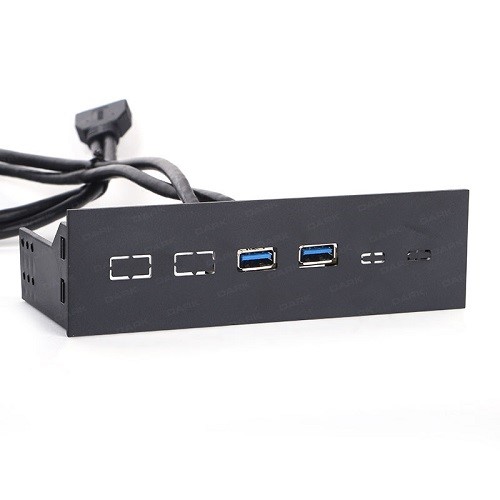 resimler/genel/DARK DK-AC-U3A5X2 2port USB 3.0 Siyah USB Çoklayıcı Hub 5.25