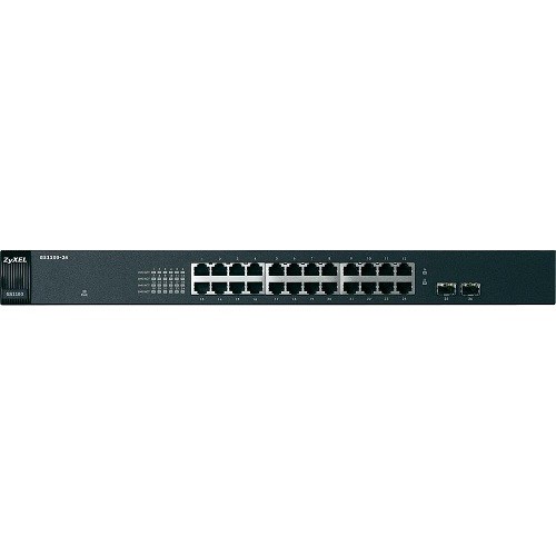 resimler/genel/ZyXEL 24port GS1100-24 v3 GIGABIT 2X SFP Yönetilemez Switch RackMount