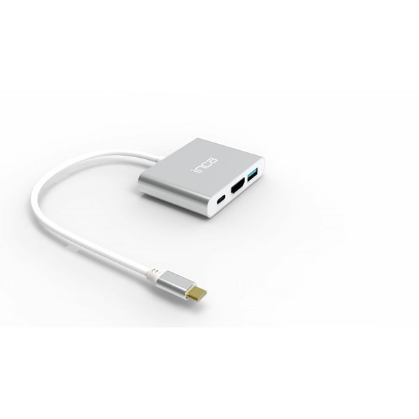 resimler/genel/INCA ITPC-04TX 0.15metre TYPE-C - HDMI Görüntü Adaptörü Gümüş 100W