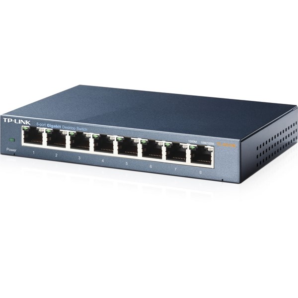 resimler/genel/TP-LINK 8-PORT TL-SG108 GIGABIT YÖNETİLEMEZ SWITCH METAL KASA