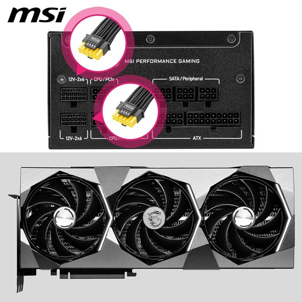 resimler/genel/MSI 1000W 80+ GOLD MPG A1000GS PCIE 5.1 TAM MODÜLER POWER SUPPLY