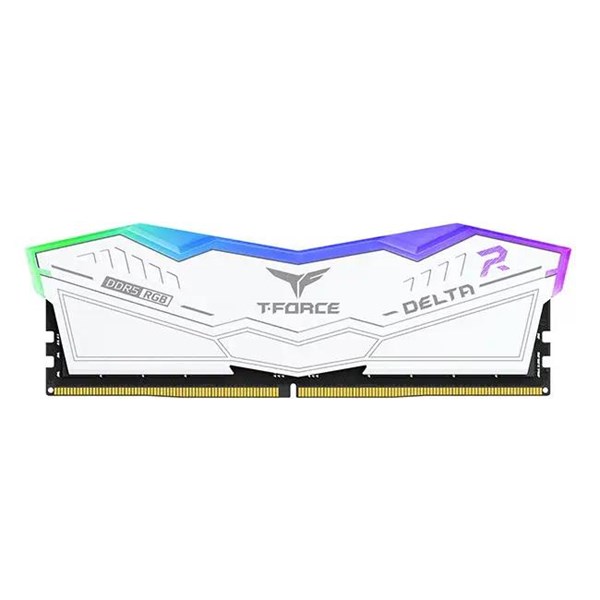 resimler/genel/TEAM 32GB (2X 16GB) DDR5 5600MHZ CL32 RGB DUAL KIT PC RAM DELTA FF4D532G5600HC32DC01 BEYAZ