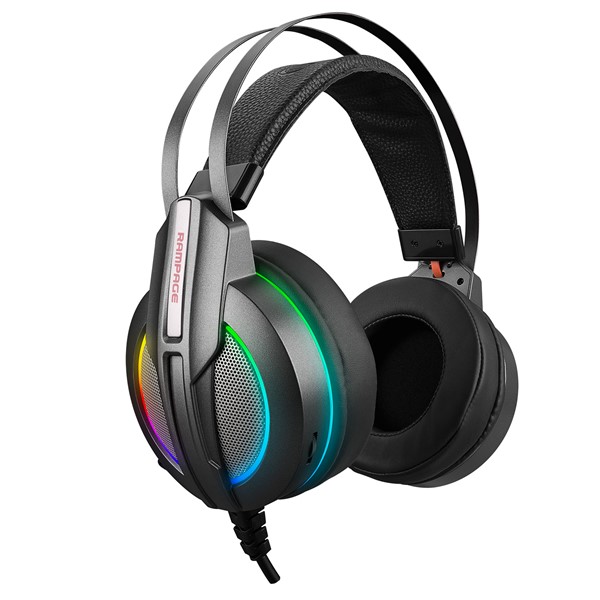 resimler/genel/Rampage RM-K6 STARK USB 7.1 Double RGB Efekt Metalik Gri Surround Gaming Oyuncu Mikrofonlu Kulaklık