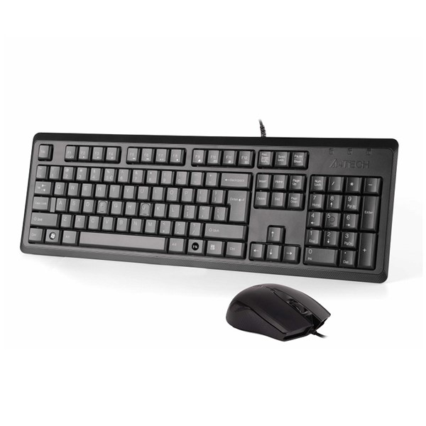 resimler/genel/A4 TECH KR-9276 USB Q Trk Optic Mouse Suya Dayanıklı Siyah Multimedya Klavye - Mouse Set