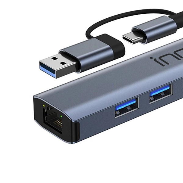 resimler/genel/INCA IUTP-5T Gigabit USB Çoklayıcı USB 3.0,TYPEC Ethernet