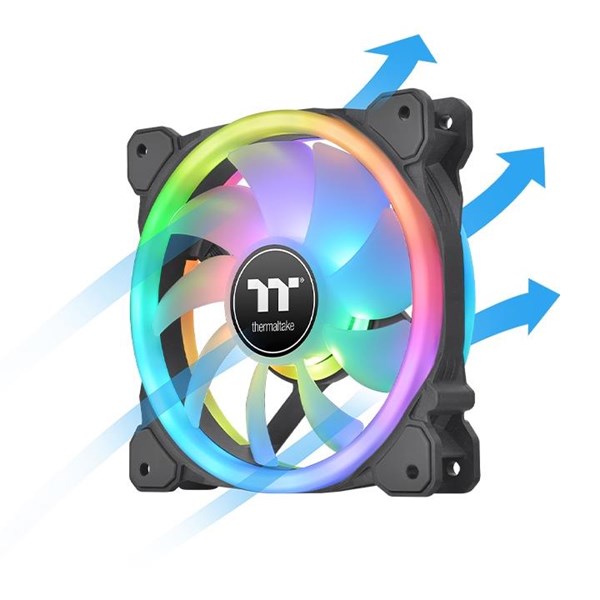 resimler/genel/Thermaltake SWAFAN Duo ARGB 3x120mm Fanlı + Kontrolcülü Kasa Fan Kiti