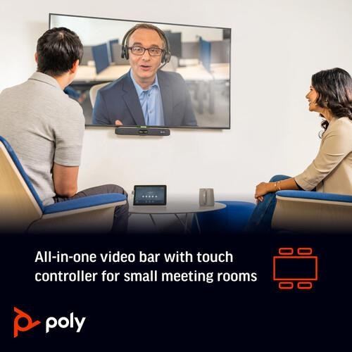 POLY Studio X30 Hepsi Bir Arada Video Çubuğu ve TC8 Kumanda Kiti (83Z46AA)