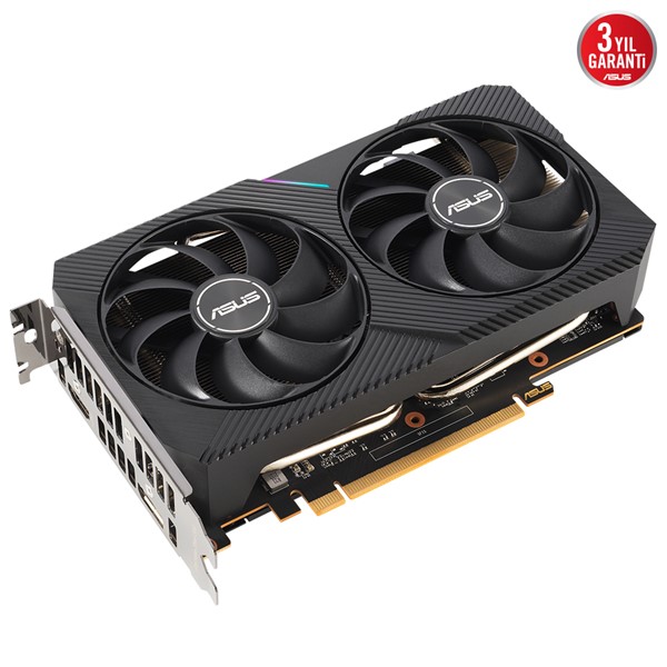 resimler/genel/ASUS RX6500XT 4GB DUAL RX6500XT-O4G GDDR6 64bit HDMI DP PCIe 16X v4.0