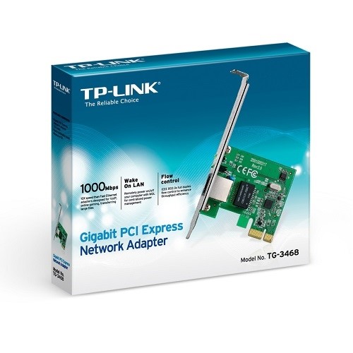 resimler/genel/TP-LINK TG-3468 Gigabit 1port PCIe 1X Ethernet