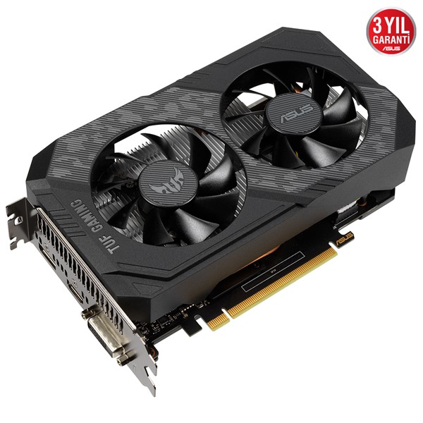 resimler/genel/ASUS GTX1650 4GB TUF GTX1650-4GD6-P-GAMING GDDR6 128bit HDMI DVI DP PCIe 16X v3.0