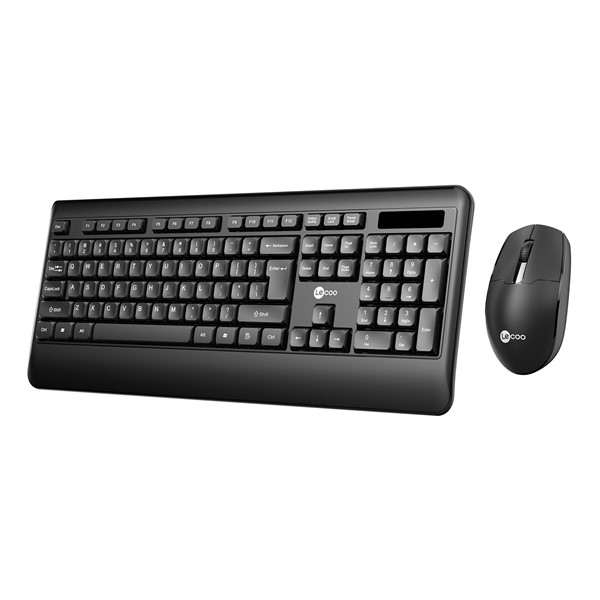 resimler/genel/LENOVO LECOO KW202 Kablosuz Q Trk Optic Mouse Siyah Standart Klavye - Mouse Set