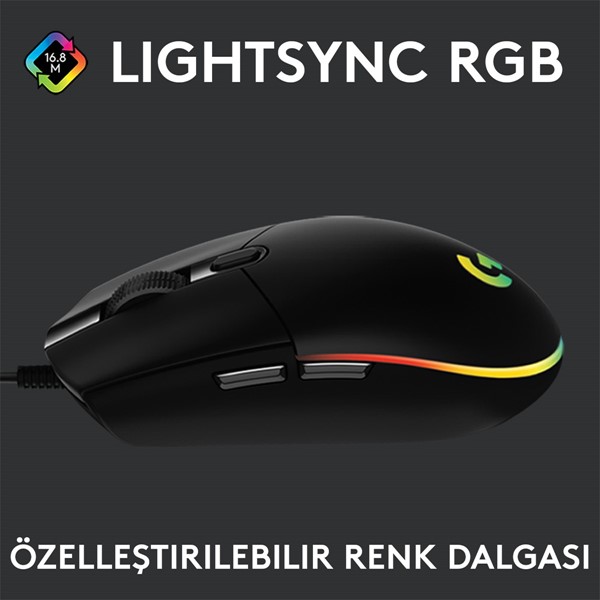 resimler/genel/Logitech G G102 Lıghtsync Oyuncu Mouse 910-005823