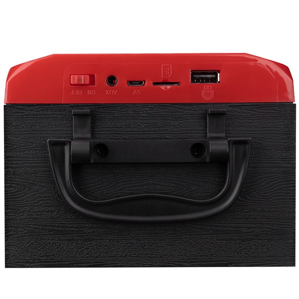 resimler/genel/Asonic AS-A33K Kırmızı 3W - DC 5V Bluetooth-Usb-Aux -TF Cardlı Speaker Hoparlör