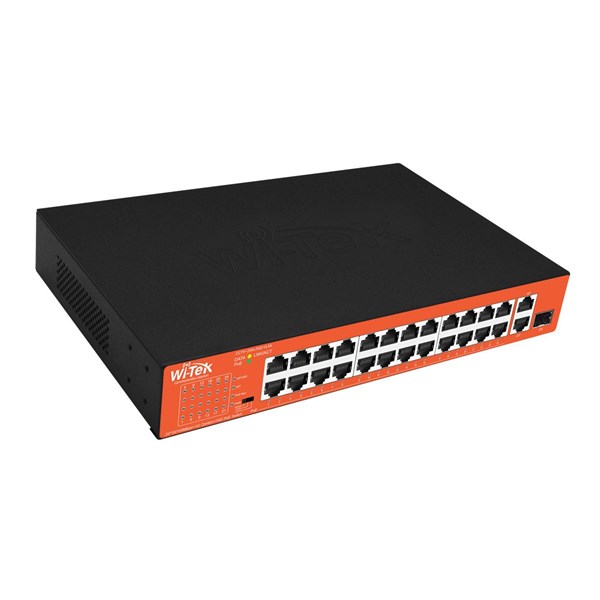 resimler/genel/WI-TEK 24port 200w FULL PoE WI-PS526GH 10/100 Yönetilemez Switch