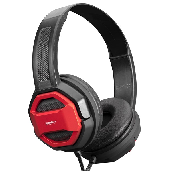 resimler/genel/Snopy SN-101 BONNY Kırmızı PC&Telefon Mikrofonlu Kulaklık
