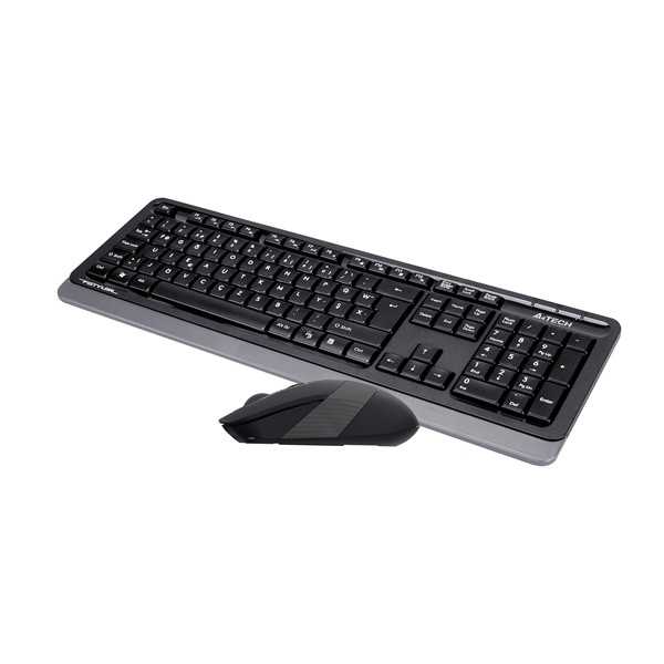 resimler/genel/A4 TECH FG1010 Kablosuz F Trk Optic Mouse Siyah/Gri Multimedya Klavye - Mouse Set