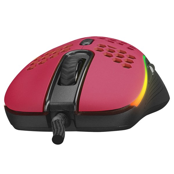resimler/genel/Rampage SMX-R85 GENTLE 6400dpi Kırmızı RGB Ledli Süper Hafif Makrolu Gaming Oyuncu Mouse