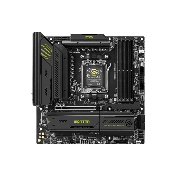 resimler/genel/MSI MAG B850M MORTAR WIFI7 DDR5 HDMI-DP PCIE 5.0 AM5 MATX