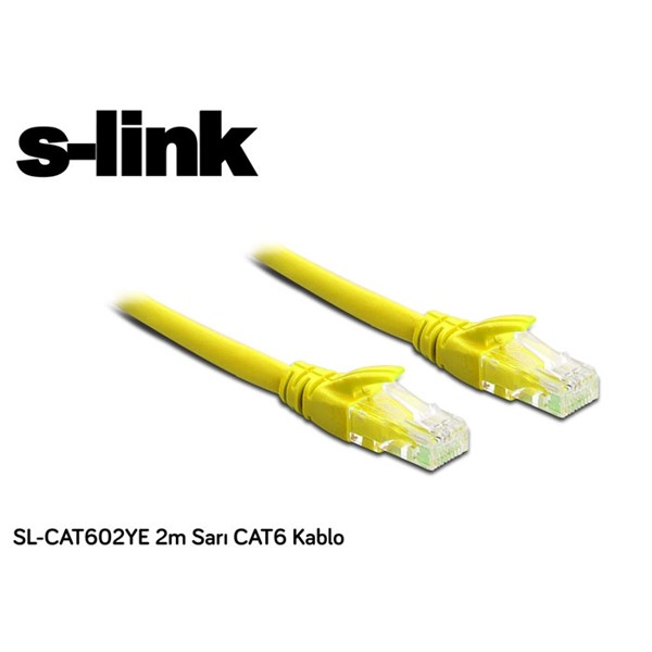 resimler/genel/S-link SL-CAT602YE 2m Sarı CAT6 Patch Kablo