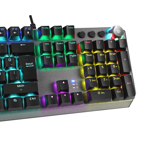 resimler/genel/Rampage KB-R206 SELECT Rainbow Aydınlatmalı Blue Switch Mekanik Gaming Oyuncu Klavyesi