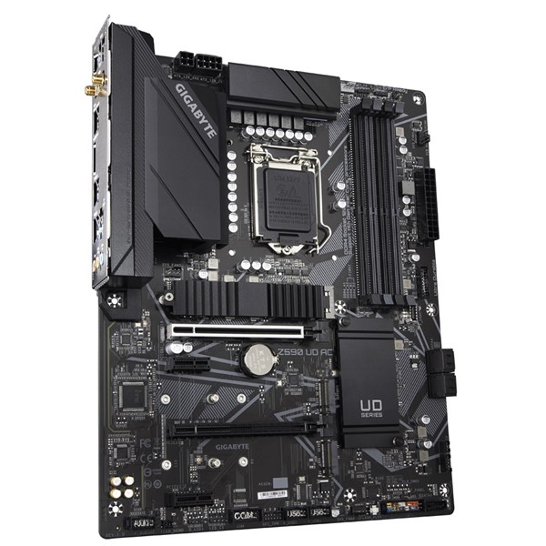 resimler/genel/GIGABYTE Z590 UD AC (WIFI) DDR4 M2 PCIe NVME HDMI DP PCIe 16X v4.0 1200p v2 ATX