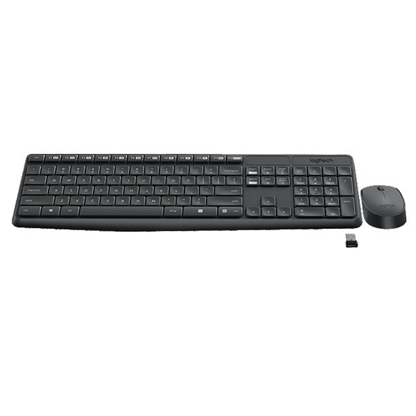 resimler/genel/LOGITECH MK235 Kablosuz Q Trk Siyah Multimedya Klavye - Mouse Set 920-007925
