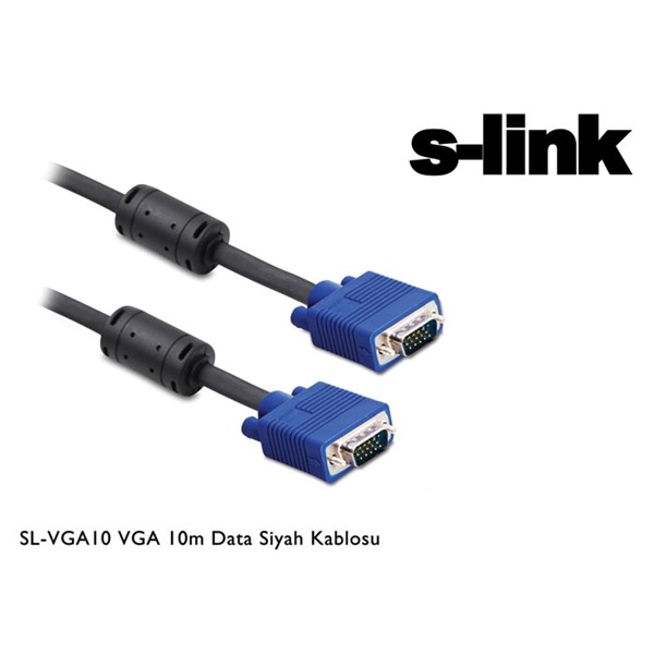 resimler/genel/S-link SL-VGA10 VGA 10m Data Siyah Kablosu