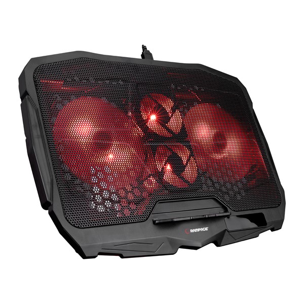 resimler/genel/RAMPAGE AD-RX34 X-FRAME ABS Plastik Siyah 4 FANLI Notebook Soğutucu Stand
