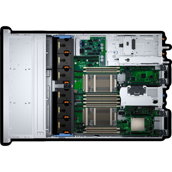 DELL 2xGold 5418Y R760XS R760XS_3 2x32gb 2x480gb SSD 2x1000w 2U Rack Sunucu