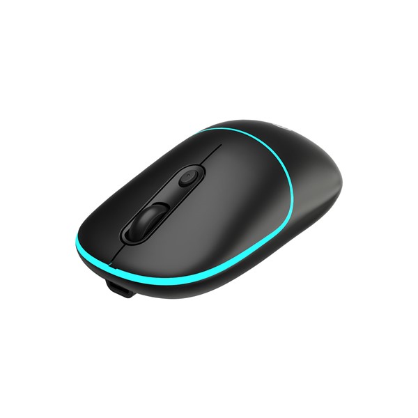 resimler/genel/LENOVO LECOO WS210 Kablosuz + Bluetooth Sessiz Şarjlı 1600dpi Optic Siyah Mouse