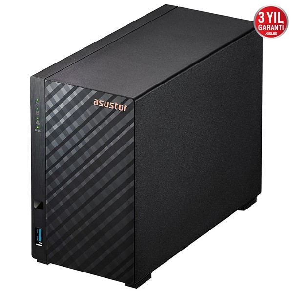 resimler/genel/ASUSTOR AS1102T REALTEK QC 1 GB RAM- 2-diskli Nas Server (Disksiz)