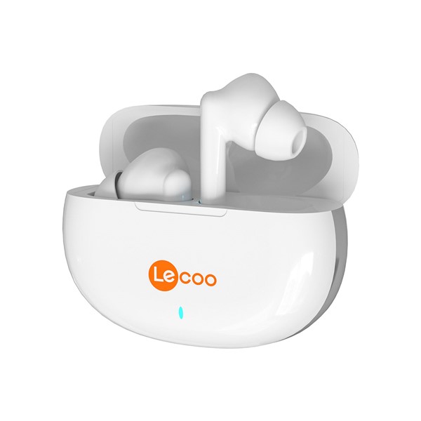 resimler/genel/LENOVO LECOO EW306 Bluetooth Beyaz Şarj Kutulu TWS Kulak İçi Mikrofonlu Kulaklık
