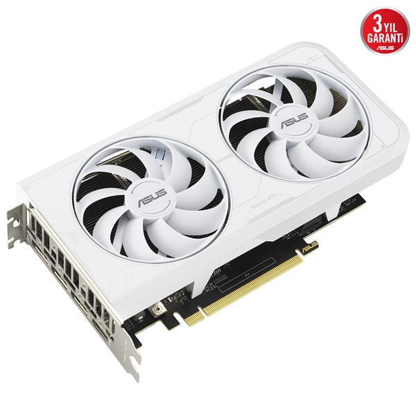 resimler/genel/ASUS RTX3060TI 8GB DUAL RTX3060TI-O8GD6X WHITE GDDR6X 256 Bit HDMI DP PCIe 16X v4.0