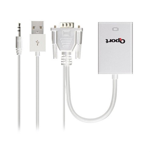 resimler/genel/QPORT Q-VH 0.15metre VGA- HDMI Görüntü Adaptörü Beyaz Sesli 1080p
