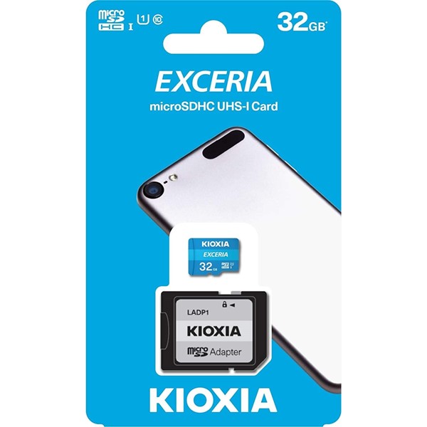 resimler/genel/KIOXIA 32GB EXCERIA LMEX1L032GG2 MICRO-SD HAFIZA KARTI