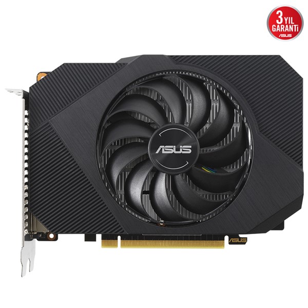 resimler/genel/ASUS GTX1650 4GB PH-GTX1650-O4GD6-P-V2 GDDR6 128bit HDMI DP PCIe 16X v4.0