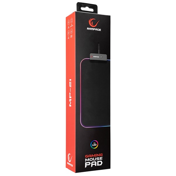 resimler/genel/Rampage MP-21 Siyah 252*328*3mm RGB Ledli Gaming Mouse Pad