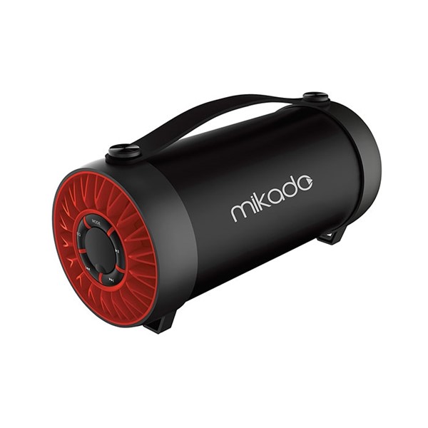 resimler/genel/Mikado MD-54BT Gerçek 13W RMS USB+SD Süper Bass Bazuka Gövdeli Siyah-Kırmızı Bluetooth Speake