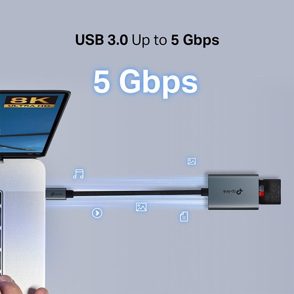 resimler/genel/TP-LINK UA440C USB 3.0 Type-C - SD ve microSD 4.0 Kart Okuyucu