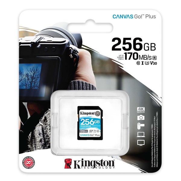 resimler/genel/KINGSTON SD 256GB CANVAS GO  SDG3/256GB Class10 Hafıza Kartı