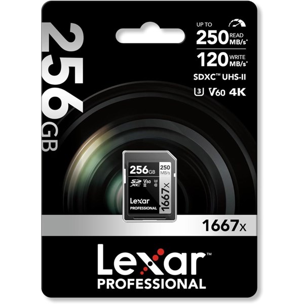 LEXAR 256GB PROFESSIONAL 1667X LSD256CBNA1667 SDHC HAFIZA KARTI