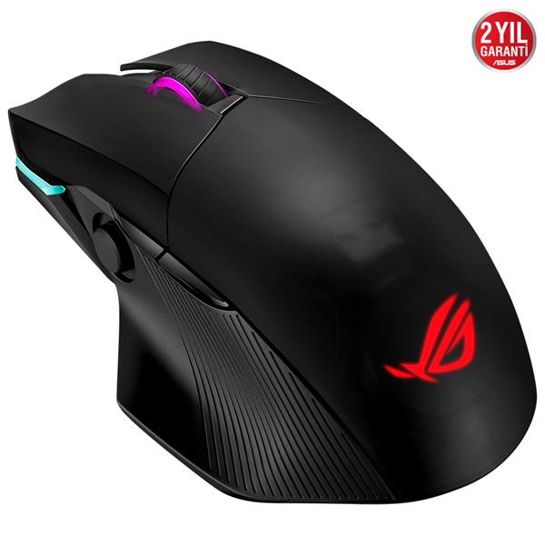 resimler/genel/Asus Rog Chakram Rgb Qi Şarj Ve Yan Joystıck Üç Modlu Bağlantı Kablolu/2.4Ghz/Bluetooth 16000 Dpı Sensör Vidasız Manyetik Tuşlar Ve Kapak Aura Sync