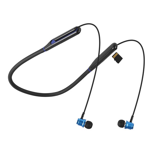 resimler/genel/Asonic AS-XBK65 Siyah/Mavi Boyun Askılı Mıknatıslı Bluetooth  TF Kart Spor Kulak içi Kulaklık
